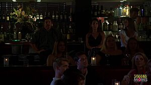 Angela russell says, 'let's fuck after singing,' and rides the fan outdoors