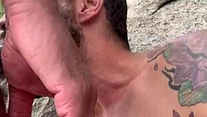 i'm fucking bareback on abrico beach with my african lover