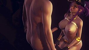 Akali Performs Blowjob and Cunnilingus on Street in Japanese Hentai