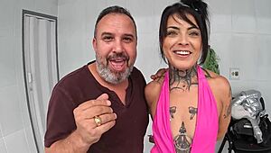 latina amateur bathes in dirty lingerie before private encounter with unknown partner