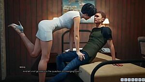 amateur teen 18+ explores anal with hot milf's big tits and ass, but did she really mean sex