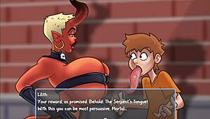 Sabrina succumbs to monster cock temptation