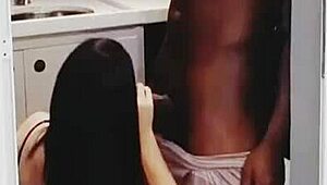 Girlfriends Suck My Cock in Hardcore Blowjob Session