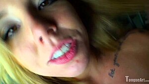 Exploring tongue art in a network sample