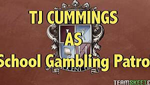 Innocent High School Girl Jada Stevens in Classroom with Teacher