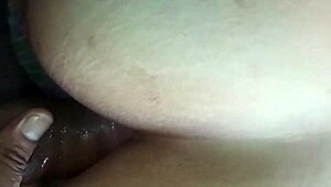 Latina Takes Big Black Cock In Ass