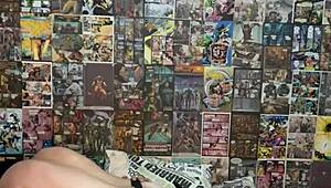 young naughty boy in homemade adventure