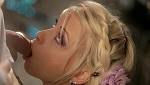 Horny babe gives steamy blowjob in sensual encounter