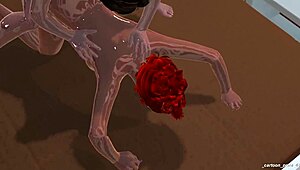 Watch Her Get Fucked Rough With Strapon!