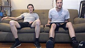 found these guys jerking off for voyeur thrills