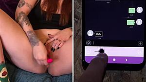 He controls my orgasms from work and makes me squirt