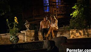 Hot delilah strong fucks outdoors and gets a facial 😈