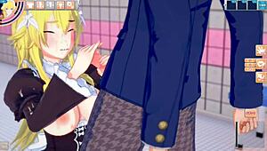 Frederica's Intense Breast Rubbing Ecstasy In Re Zero Hentai