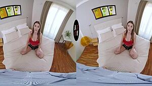 Hej, zamisli si ta virtualni tabu, kjer obrita bruneta sesa in se odpira pički