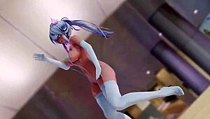 Mmd 3D Sexy Hot Big Ass Erotic Compilation Haku Naughty Infernal Body