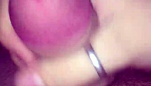 Bisexual guy jerks off and cums