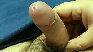 the girl enjoys a casual masturbation session leading to a big cumshot