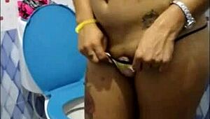 Tattooed Latina Transsexual Angelique in Crossdressing Compilation 2023 Part 1