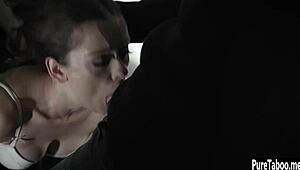 perverted masked guys gaping a petite teen's tight holes