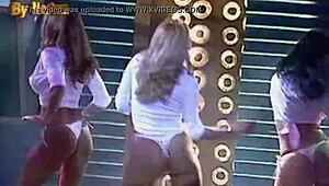 Susana Reche, check out this hot striptease compilation from Spain