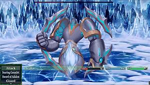 hey, check out this succubus resisting touch on those huge beautiful tits in hentai game ep 25