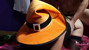 Fucks Me Hard Because My Halloween Costume Screams Whore