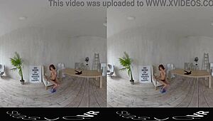 Stasyqvr bombshell meganq strips in body stocking