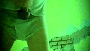 Video of Alejandro Mistral with huge cock in wet underwear fetish