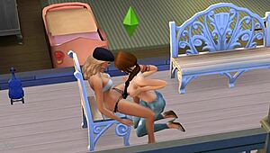 Big tits lesbian pornstars fuck with toys!