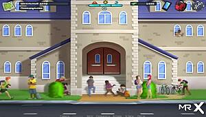 girls watch tv quietly in summertimesaga e4 55