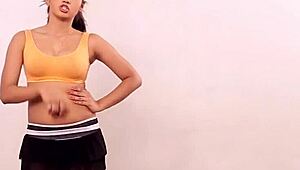 Bikini babes perform shimmy dance video