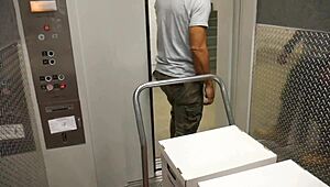 In the park, Felicity Feline TEASES with her tits before giving a PUBLIC BLOWJOB to amateurs.