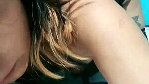 Brunette peruvian teen webcam girl shows big ass on stream