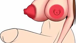 สาวญี่ปุ่นน่ารักหื่นโดนบีบนมใหญ่ในเฮนไต