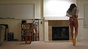 Rachel St Clair's Handcuff Bondage Booty Show Rocks!