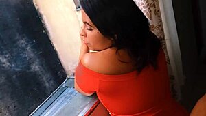 Wow! Latina Amateur Sucks BIG COCK in Fetish Play!