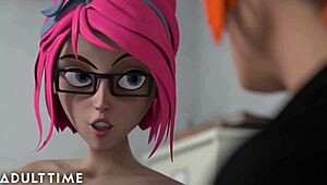 Adult Time变态 - 性感老师诱惑学生做爱