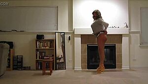 Rachel St Clair's Handcuff Bondage Booty Show Rocks!