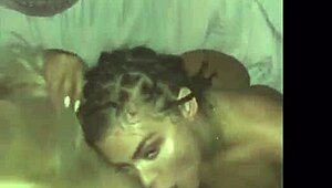 two hoes sucking monster cocks and getting fucked in doggystyle and cowgirl