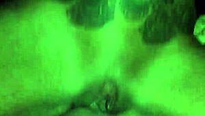 Extreme squirting couple with tattoos gushing wildly