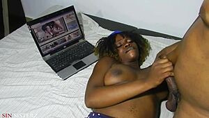 Mom Watches Porno While Son Fucks Her Bbw Ass Doggystyle