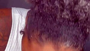 Pretty Babe Sucking and Stroking Pretty Dick POV