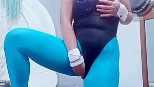 Dana Barzagli rocks Bulma outfit for intense masturbation