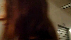 In the park, Felicity Feline TEASES with her tits before giving a PUBLIC BLOWJOB to amateurs.