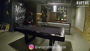 Filling her tight pussy with cum on the pool table. 😈 anarothbardreal