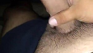 Latino gay's monster cock gets a huge cumshot