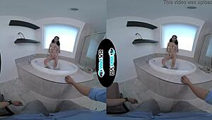 Wet vr bath fuck with sawyer cassidy's sexy tits! 💦