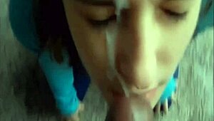 HD video of a stunning brunette with a big cock