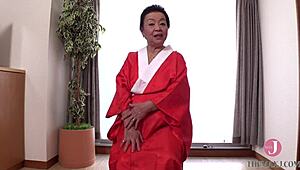 when yuko ogasawara, 81-year-old widow, massages a young guy, i see her skills shine!