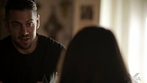 Wow! Abbie Maley in taboo close-up blowjob with natural tits! So wrong yet so hot!